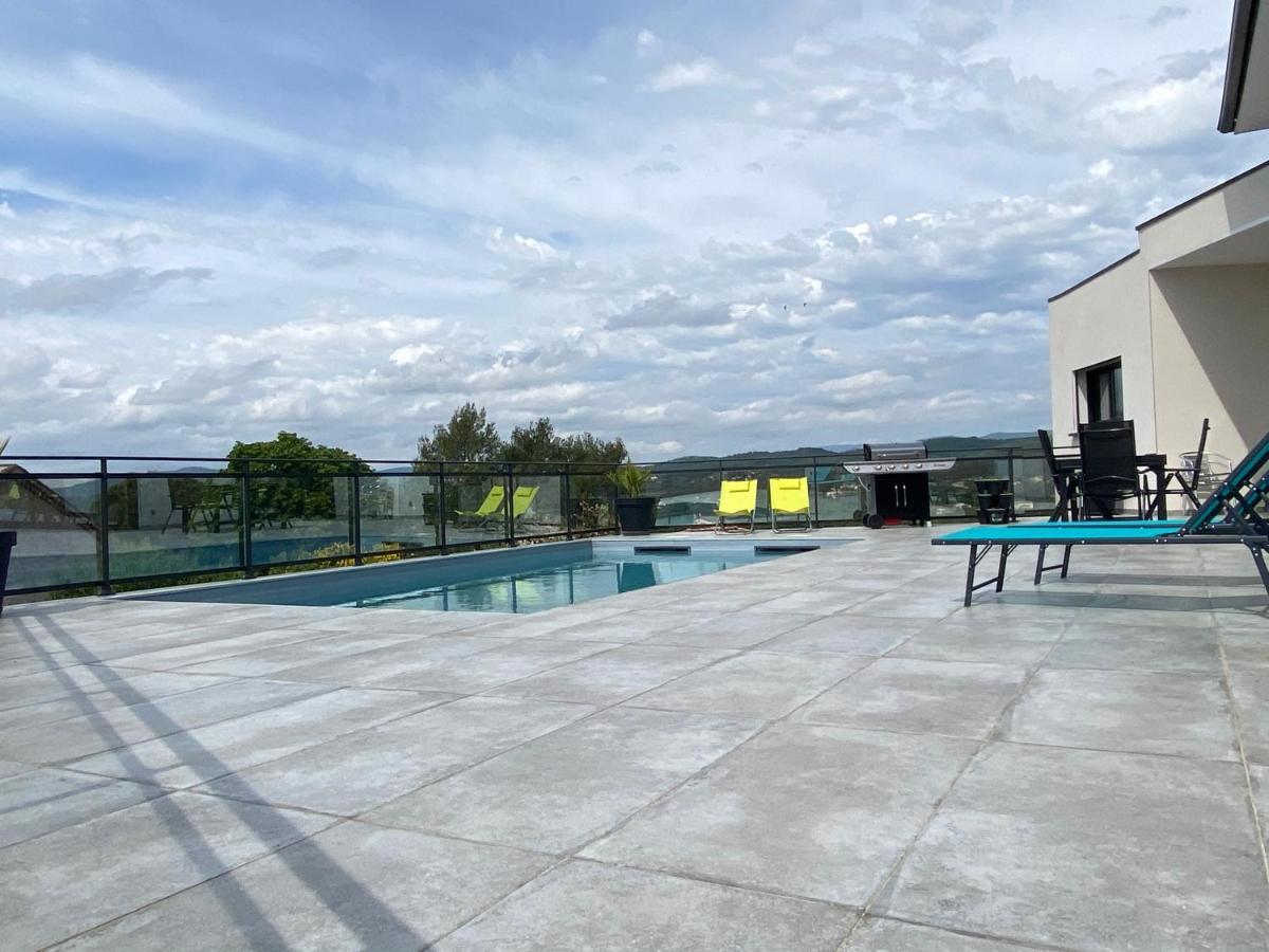 Villa Avec Vue Panoramique Sur Les Cevennes Saint Julien Les Rosiers Екстериор снимка